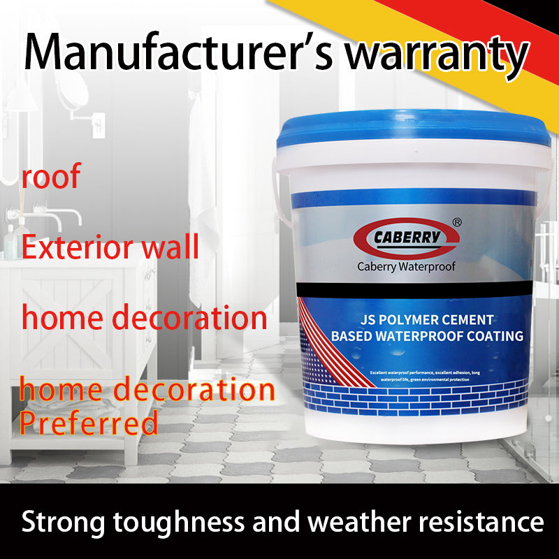 Wholesale CABERRY waterproofing coating materials for concrete roof JS polymer waterproof coating
