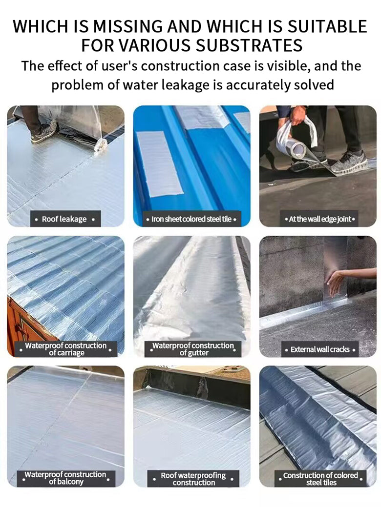 Wholesale CABERRY factory 2mm 3mm 4mm  polymer self adhesive bitumen waterproof membrane