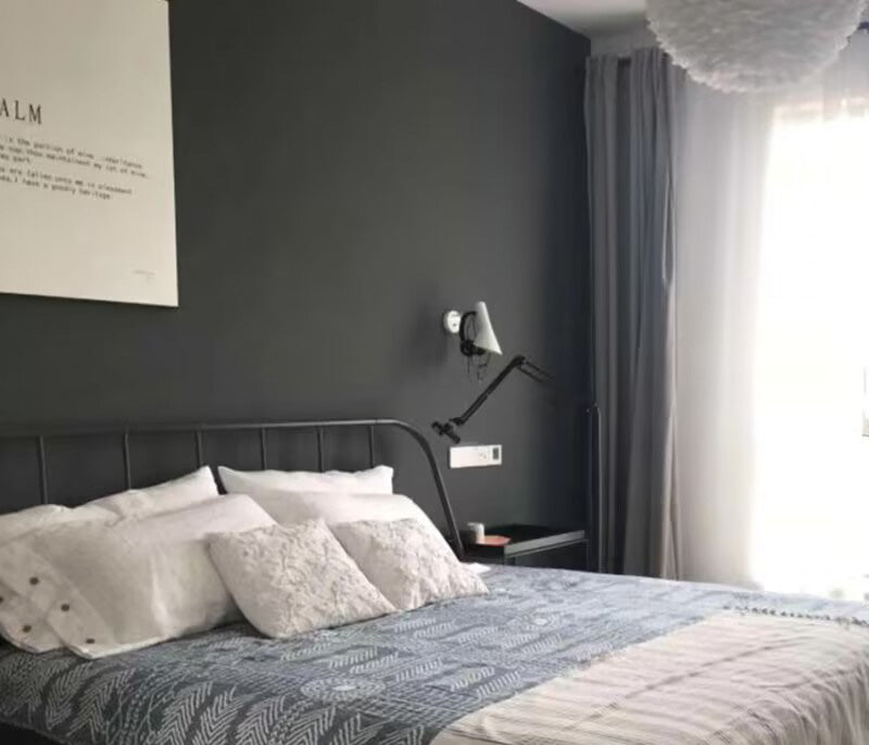 Caberry factory house acrylic latex waterproof grey white glitter interior wall paint