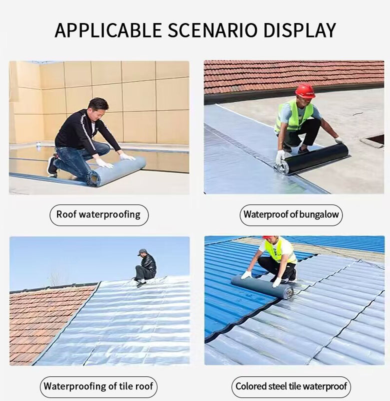 Wholesale CABERRY factory 2mm 3mm 4mm  polymer self adhesive bitumen waterproof membrane