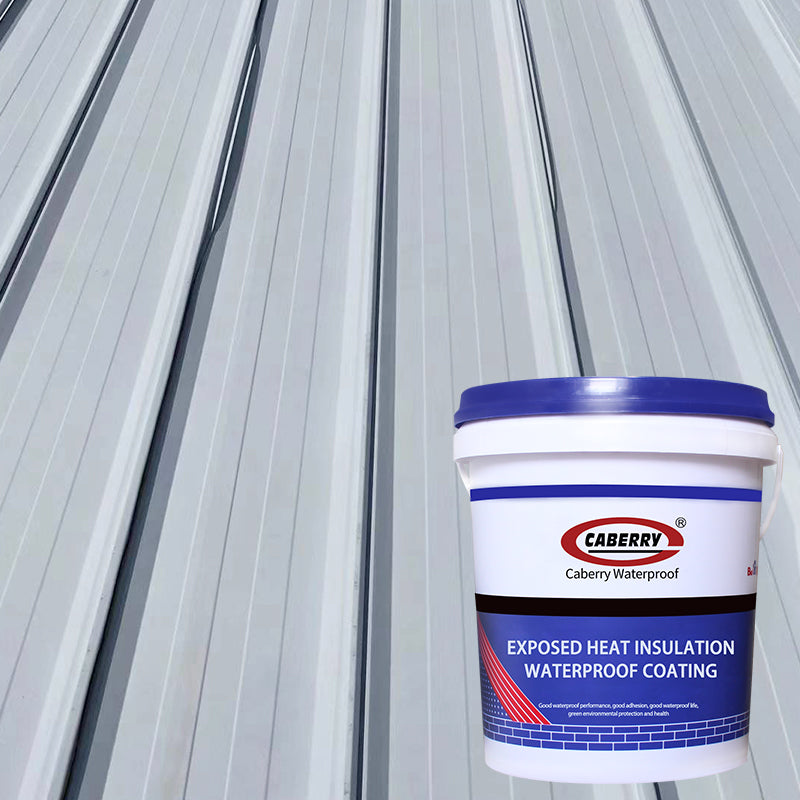 Wholesale CABERRY factory metal roof waterproofing thermal heat insulation waterproof paint