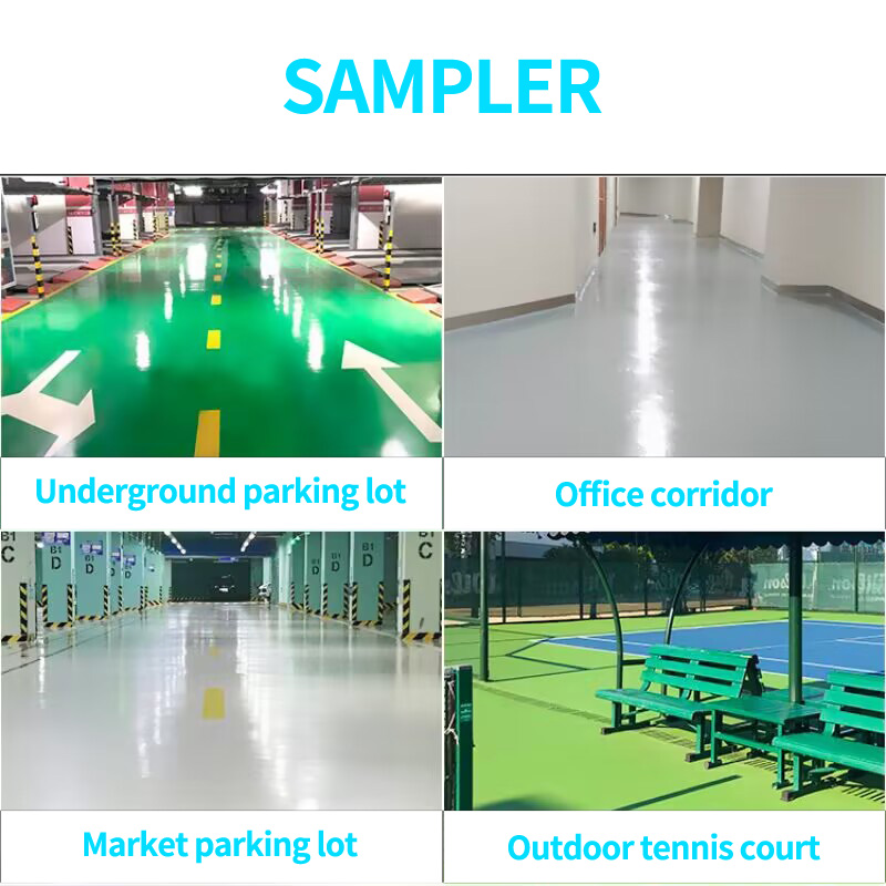 CABERRY epoxy floor coating companies non slip 2 part basement colored epoxy floor coating