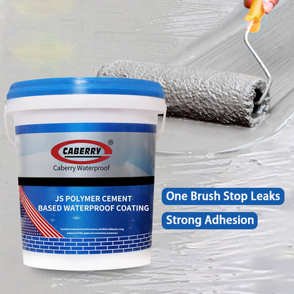 Wholesale CABERRY waterproofing coating materials for concrete roof JS polymer waterproof coating