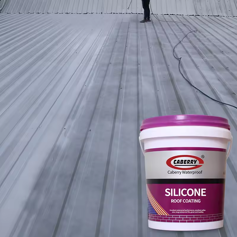 CABERRY Factory 100 UV home depot Concrete Silicone Roof Coating