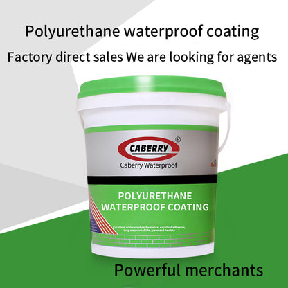 Polyurethane waterproof coating for roof  and concrete Eco-friendly and non-toxic and High flexibility and long-lasting durability waterproof coating
