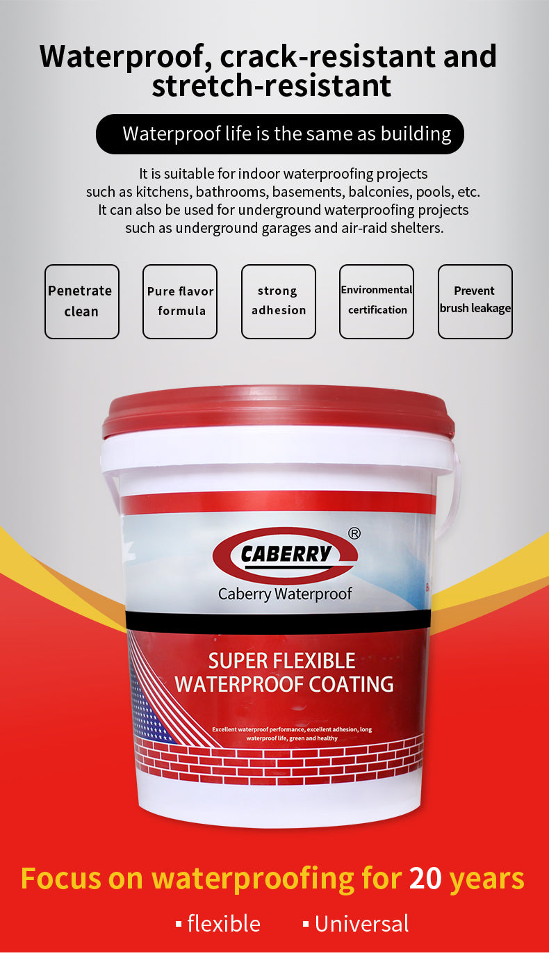 acrylic reinforced cementitious flexible waterproof coating