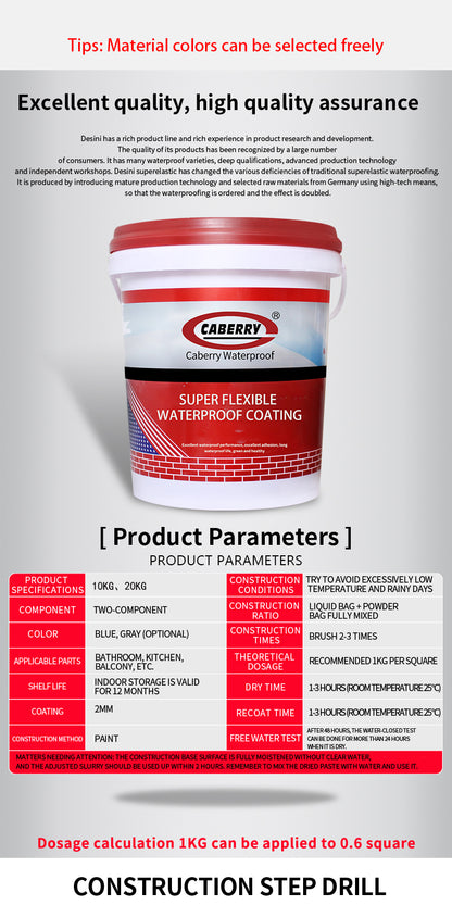 flexible cement based waterproofing