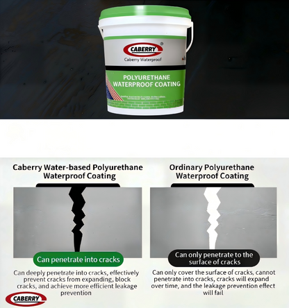 Polyurethane waterproof coating for roof  and concrete Eco-friendly and non-toxic and High flexibility and long-lasting durability waterproof coating