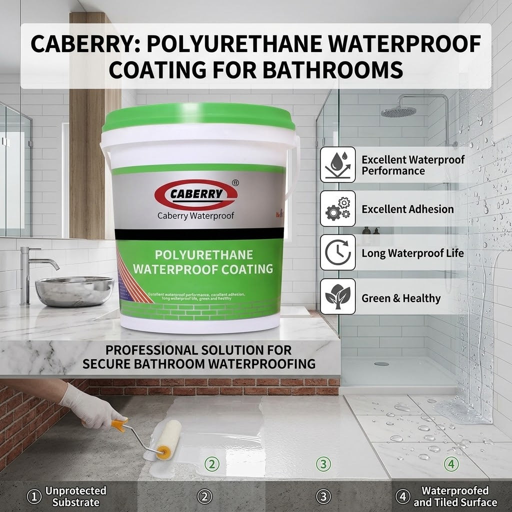 polyurethane waterproof coating for bathroom
