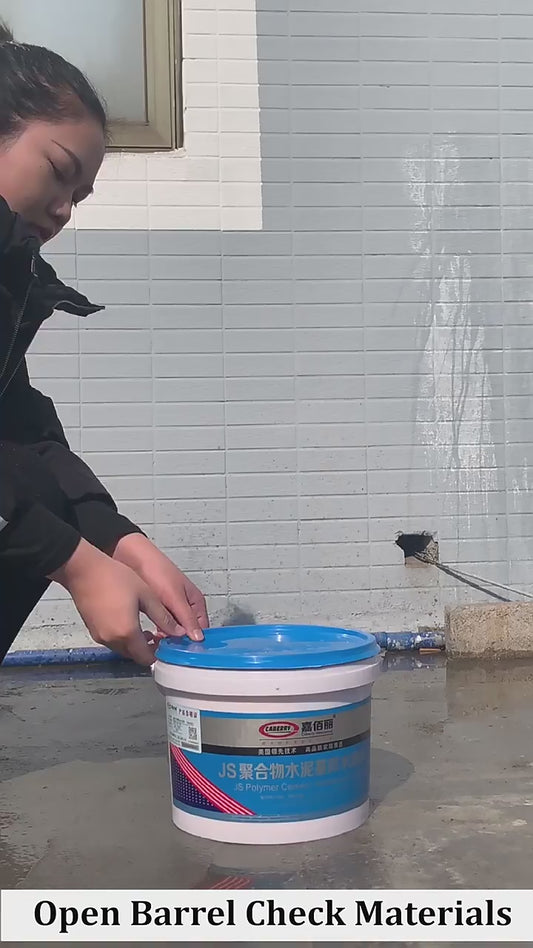 Wholesale CABERRY waterproofing coating materials for concrete roof JS polymer waterproof coating